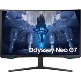 Monitor gamer curvo Samsung Odyssey Neo G7 S32BG750NP de 32" / 4K / 1 ms / 165 Hz / VA / Altura ajustável / Preto