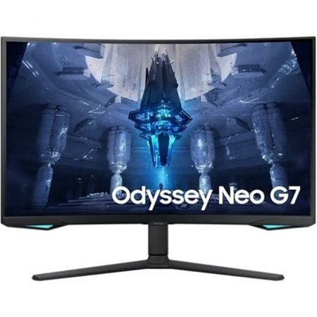 Monitor gamer curvo Samsung Odyssey Neo G7 S32BG750NP de 32" / 4K / 1 ms / 165 Hz / VA / Altura ajustável / Preto
