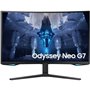Monitor gamer curvo Samsung Odyssey Neo G7 S32BG750NP de 32" / 4K / 1 ms / 165 Hz / VA / Altura ajustável / Preto