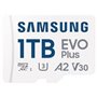 Cartão de memória microSD XC Samsung EVO Plus 2024 1 TB com adaptador/ Classe 10/ 160 MB