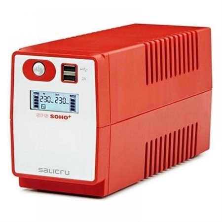 Salicru Interactive Line UPS SPS 850 SOHO+/ 850VA-480W/ 2 Saídas/ Formato Torre