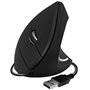 Mouse ergonômico com fio Subblim Glide Vertical Ergo/ Até 1600 DPI/ Preto