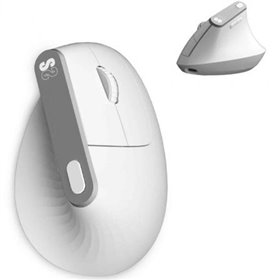 Mouse ergonômico sem fio Subblim Nature Vertical Ergo com bateria dupla/ Bluetooth 2,4 GHz/ Bateria recarregável/ Até 4000 DPI