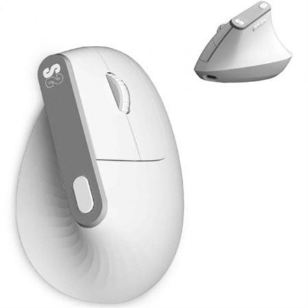 Mouse ergonômico sem fio Subblim Nature Vertical Ergo com bateria dupla/ Bluetooth 2,4 GHz/ Bateria recarregável/ Até 4000 DPI