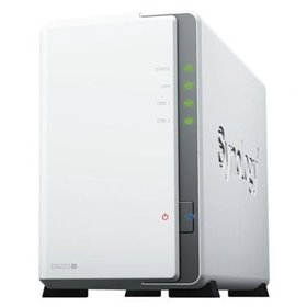 Synology Diskstation DS223J NAS/ 2 baias 3,5"- 2,5"/ 1 GB DDR4/ Formato Torre