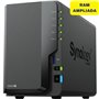 Synology Diskstation DS224+ NAS/ 2 baias 3,5"- 2,5"/ 6 GB DDR4/ Formato Torre