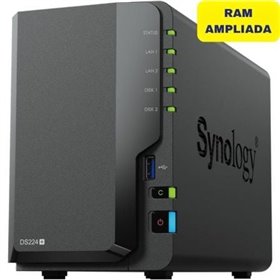 Synology Diskstation DS224+ NAS/ 2 baias 3,5"- 2,5"/ 6 GB DDR4/ Formato Torre