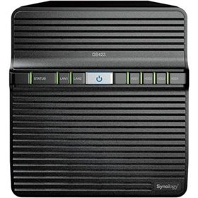Synology Diskstation DS423 NAS/ 4 baias 3,5"- 2,5"/ 2 GB DDR4/ Formato Torre
