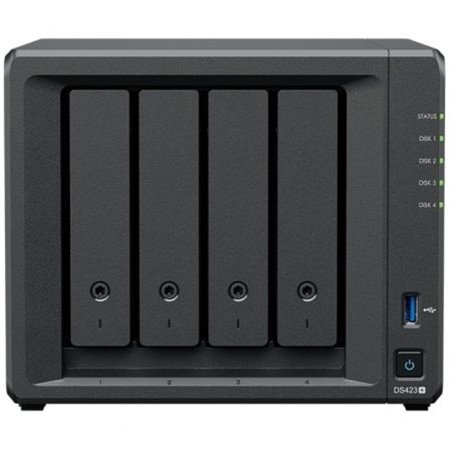 Synology Diskstation DS423+ NAS/ 4 baias 3,5"- 2,5"/ 2 GB DDR4/ Formato Torre
