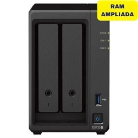 Synology Diskstation DS723+ NAS/ 2 baias 3,5"- 2,5"/ 8 GB DDR4/ Formato Torre