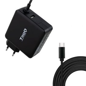 Carregador USB Tipo C para laptop TooQ TQLC-USBC65PD/ 65 W/ Automático/ Voltagem 5-20 V