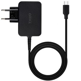 Carregador GaN para laptop TooQ TQLC-USBCGAN45PD USB Tipo C/ 45 W/ Automático/ Voltagem 5-20 V