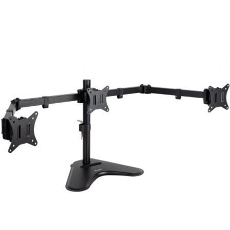 TooQ DB1704TN-B Suporte de mesa para 3 monitores/Giratório/Inclinável/até 7 kg