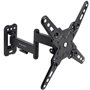 TooQ LP1344TN-B Suporte de parede extensível/giratório/inclinável para TVs de 13 a 43 polegadas de até 20 kg