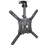 TooQ LPCE1123TSLI-B Suporte de teto giratório/inclinável para TVs de 23 a 55 polegadas/até 20 kg