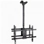 TooQ LPCE2286TSLI-B Suporte de teto giratório/inclinável/nivelado para 2 TVs (43-86")/até 100 kg