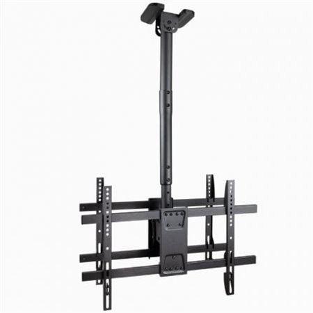 TooQ LPCE2286TSLI-B Suporte de teto giratório/inclinável/nivelado para 2 TVs (43-86")/até 100 kg