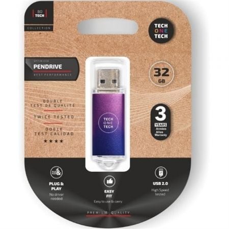 Pendrive 32GB Tech One Tech Be Fade USB 2.0/ Roxo Degradê