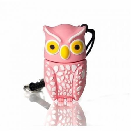 Pendrive 32GB Tech One Tech Rosa Plumi Coruja USB 2.0