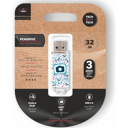 Pendrive 32GB Tech One Tech Photo Dream USB 2.0