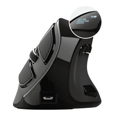 Mouse ergonômico sem fio Bluetooth Trust Voxx/ Até 2400 DPI