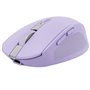 Mouse Bluetooth sem fio compacto Trust Ozaa/ Bateria recarregável/ Até 3200 DPI/ Roxo