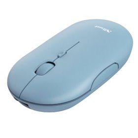 Mouse sem fio Bluetooth Trust Puck/ Bateria recarregável/ Até 1600 DPI/ Azul