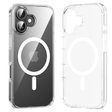Capa Rígida com Magsafe Vention KUGT0-10, Compativel com iPhone 16, Transparente
