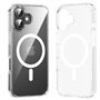 Capa Rígida com Magsafe Vention KUGT0-20, Compativel com iPhone 16 Plus, Transparente