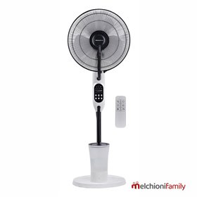 Ventilador de Pé C/ Nebulizador 80W Ø40cm MFAMILY