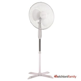 Ventoinha De Chão Branca Ø40cm 40W MFAMILY