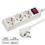 Tomada Elétrica C/ 3 Saídas Interruptor 5M