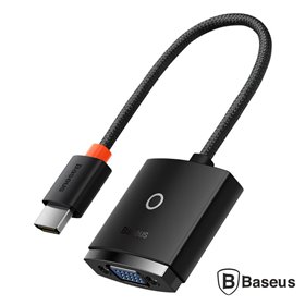 Cabo Adaptador Hdmi Macho / Vga Fêmea C/ Aux E Microusb