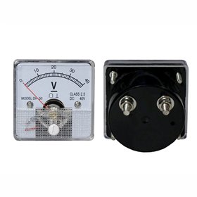 Voltímetro Analógico De Painel 40V Dc
