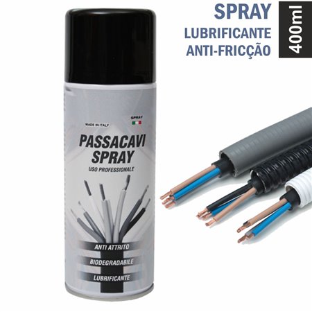 Spray De 400Ml Lubrificante Anti-Fricção P/ Cabos