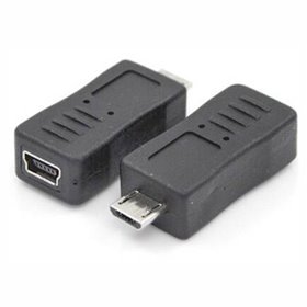 Ficha Adaptadora Micro Usb Macho / Mini Usb Fêmea