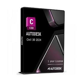 Autodesk Civil 3D 2024 ESD 1 Ano - 1 PC - Chave de Ativação