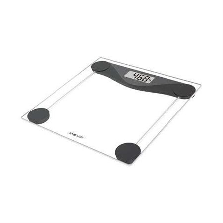 Balança Digital de Banheiro Muvip - Vidro Temperado - Desligamento Automático - Sensores de Alta Precisão - Peso Máx. 180kg
