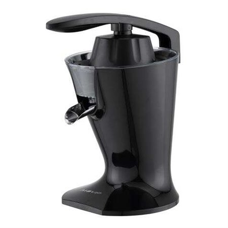 Espremedor elétrico Muvip Black Design 160W - Alça confortável para prensar - Filtro de aço inoxidável - Sistema anti-gotejament