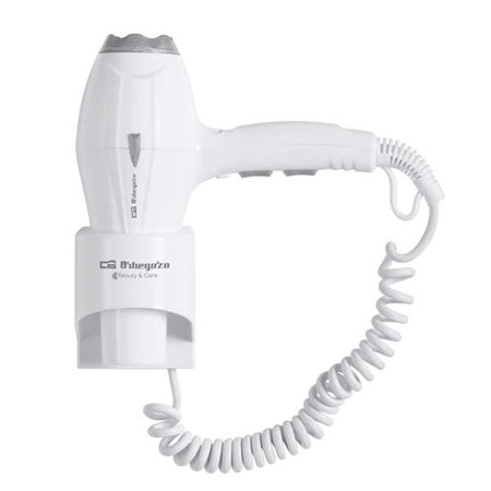 Secador de cabelo profissional Orbegozo SEH 1800 - Potente motor AC - 2 velocidades e 3 temperaturas - Base suspensa - Filtro re