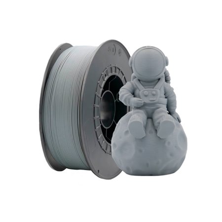Filamento ASA 3D - Diâmetro 1,75mm - Bobina de 1kg - Cor Cinza