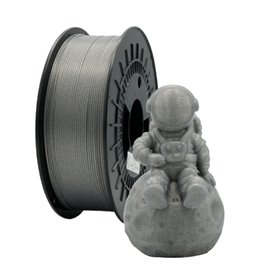 Filamento PLA GLITTER 3D - Diâmetro 1,75mm - Bobina de 1kg - Cor Prata