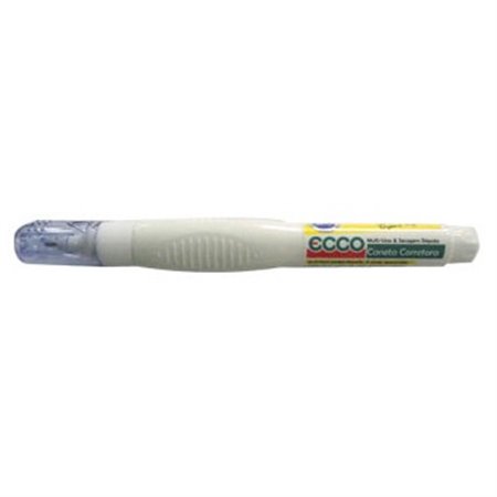 Corretor Caneta Ecco Ponta Metal Roller 7ml 1un