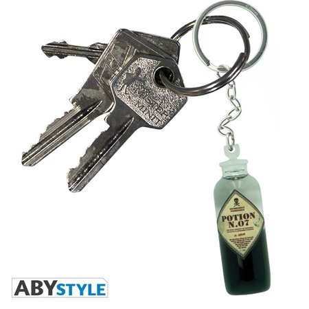 Chaveiro 3d abystyle harry potter poção nº07