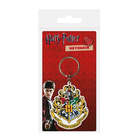 Chaveiro pirâmide harry potter escudo de hogwarts