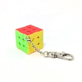 Cubo de Rubik chaveiro qiyi 3x3 plano 3 cm