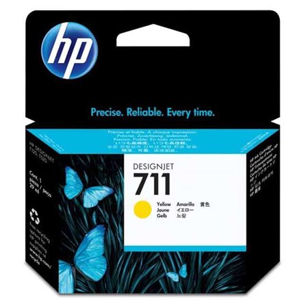 Tinteiro original HP 711 amarelo - CZ132A