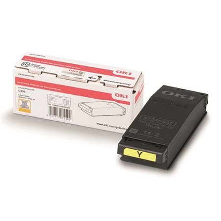 Toner original amarelo OKI C650 - 9006129