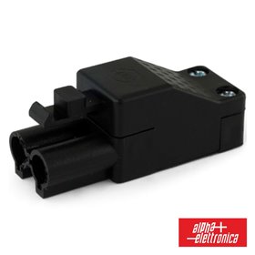 Ficha Alimentaçâo Ac 2P Macho 16A 500V