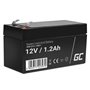 Bateria Chumbo Gel AGM 12V 1.2A GREEN CELL